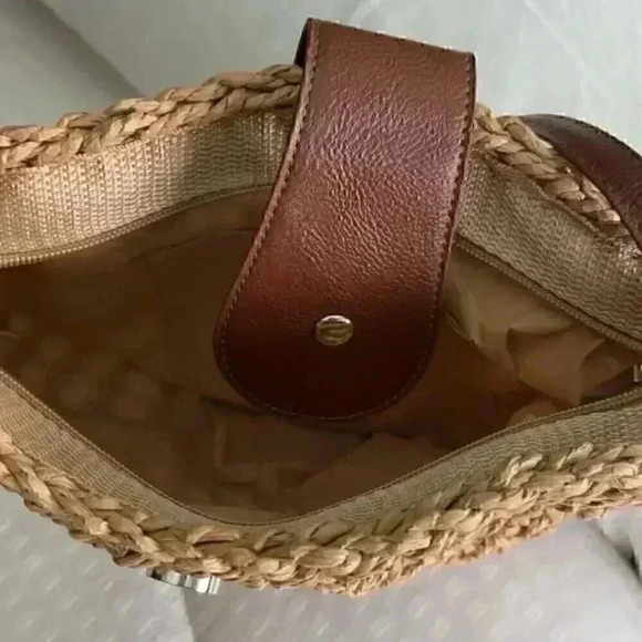 Woven Crossbody Bag, Boho Style Mini Saddle Bag, Retro Buckle - Picture 7 of 7